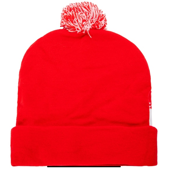 NWT! Sanrio Hello Kitty Red and White Knit Cap Beanie! - Picture 3 of 3